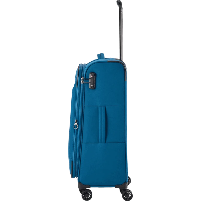 Travelite Chios 4-Rollen Trolley M 67 cm -Petrol