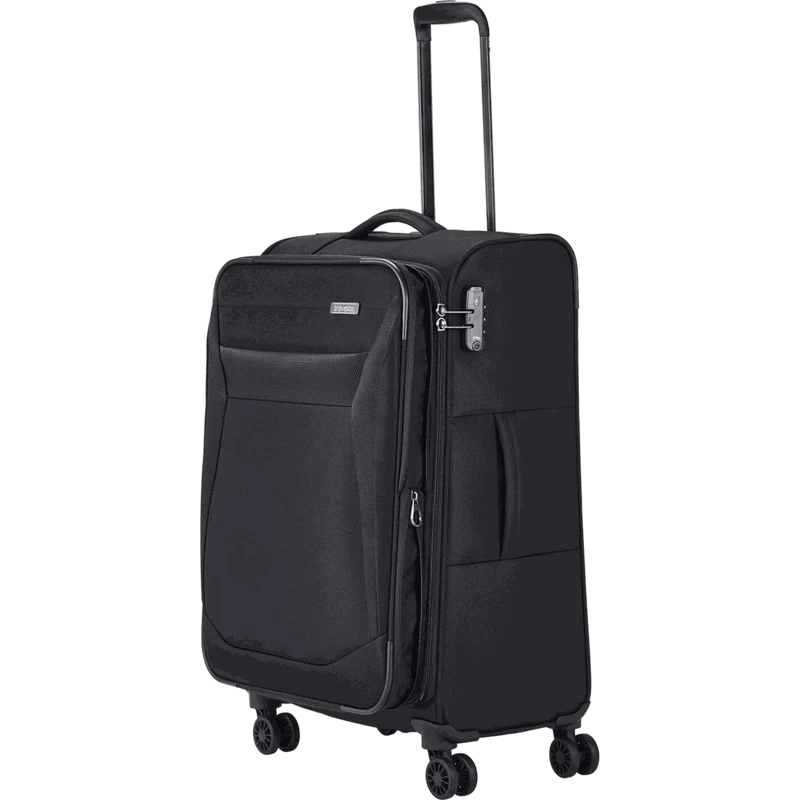 Travelite Chios 4-Rollen Trolley M 67 cm -Schwarz