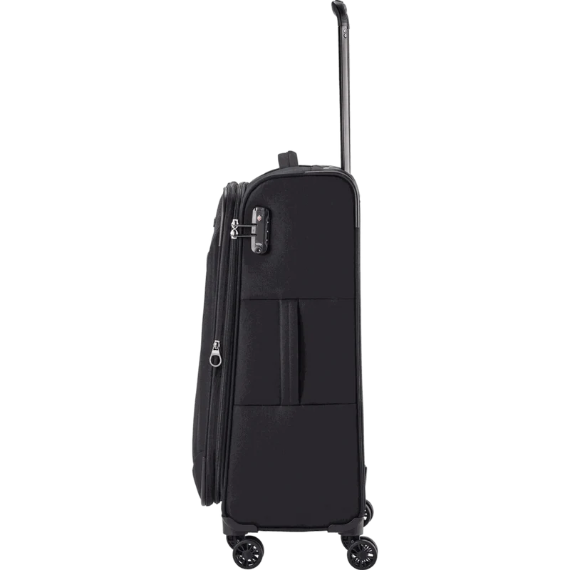 Travelite Chios 4-Rollen Trolley M 67 cm -Schwarz