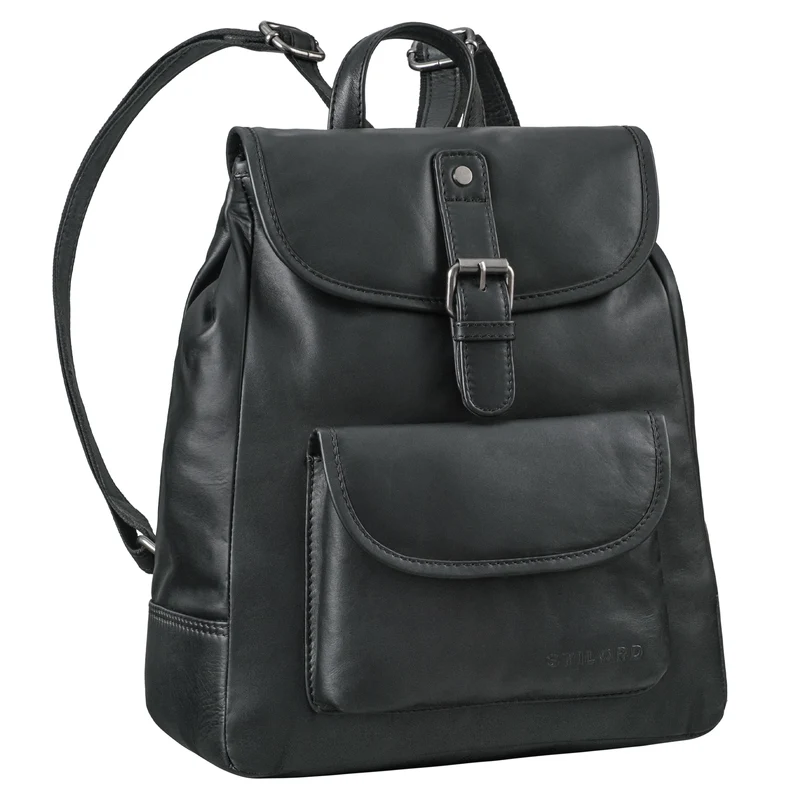 "Adele" Kleiner Rucksack Damen Leder - Tagesrucksack