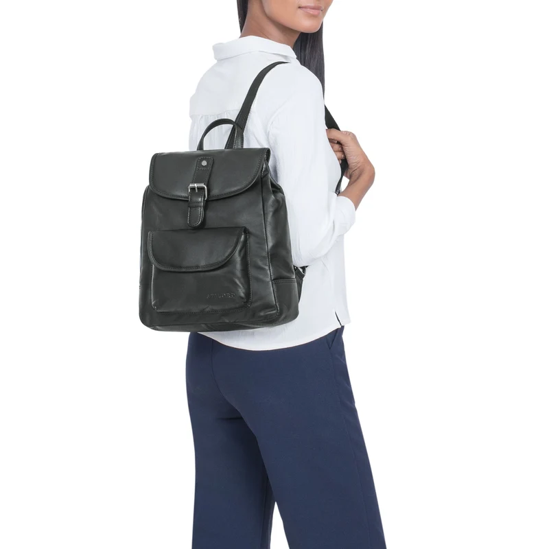 "Adele" Kleiner Rucksack Damen Leder - Tagesrucksack