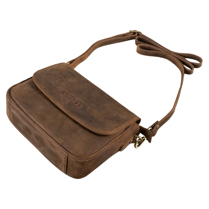 B-WARE "Aisha" Vintage Handtasche Damen Leder