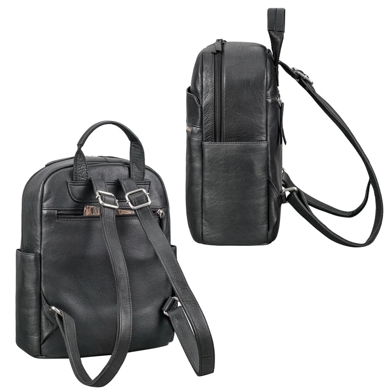 "Phineas" Lederrucksack Damen u. Herren mittel-groß