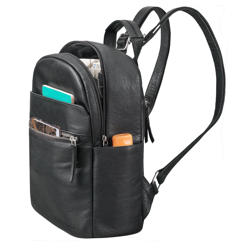 "Phineas" Lederrucksack Damen u. Herren mittel-groß
