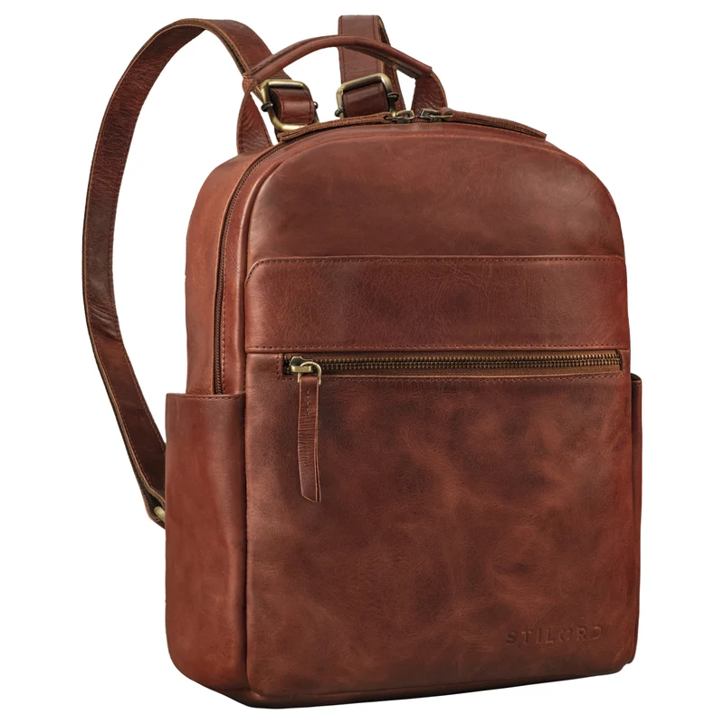 "Phineas" Lederrucksack Damen u. Herren mittel-groß