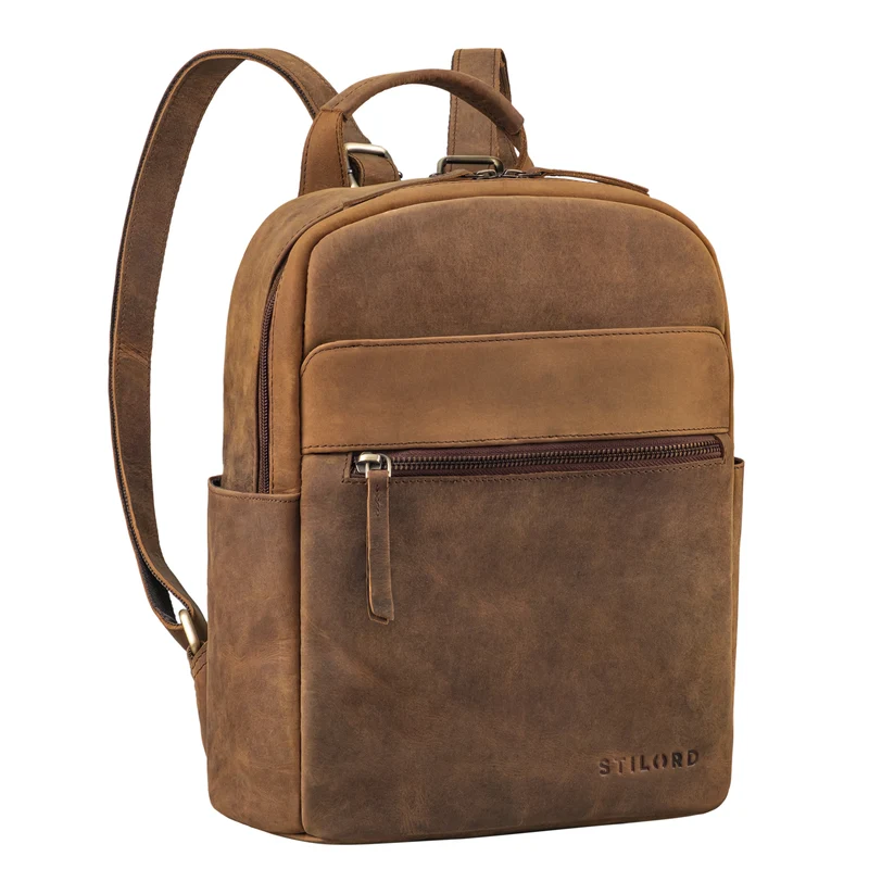"Phineas" Lederrucksack Damen u. Herren mittel-groß