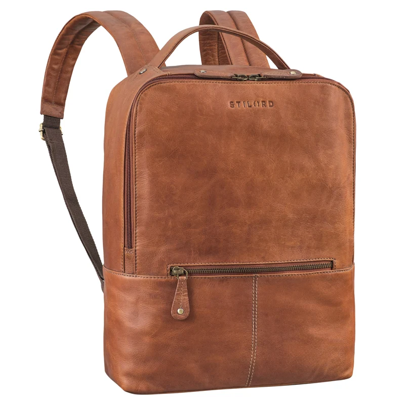 "Rory" Stylisher Echt Lederrucksack Damen Arbeitsrucksack Herren Groß