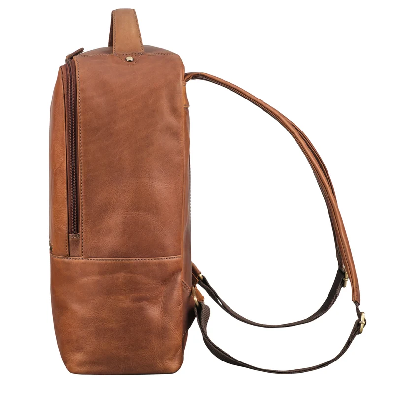 "Rory" Stylisher Echt Lederrucksack Damen Arbeitsrucksack Herren Groß