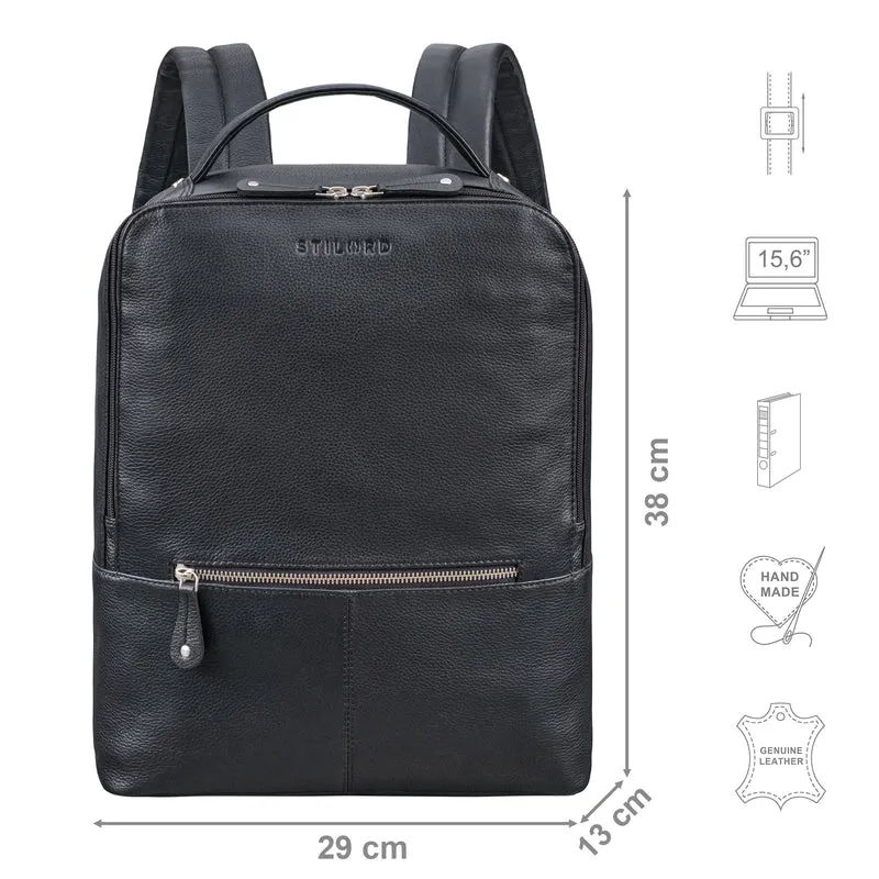 "Rory" Stylisher Echt Lederrucksack Damen Arbeitsrucksack Herren Groß