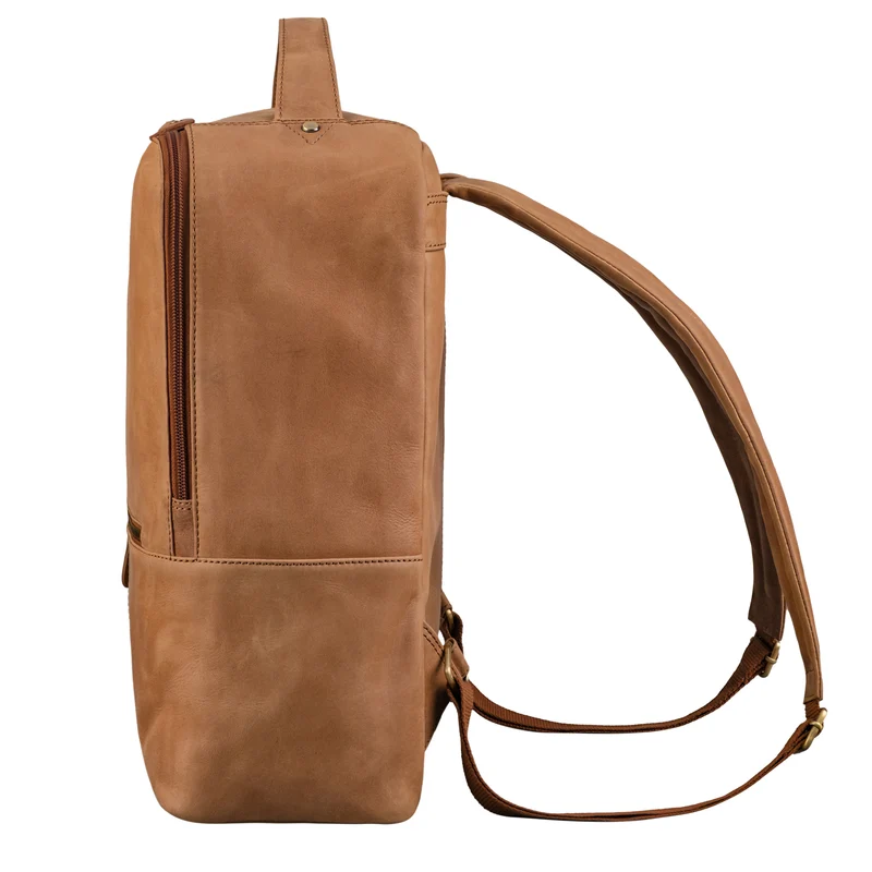 "Rory" Stylisher Echt Lederrucksack Damen Arbeitsrucksack Herren Groß