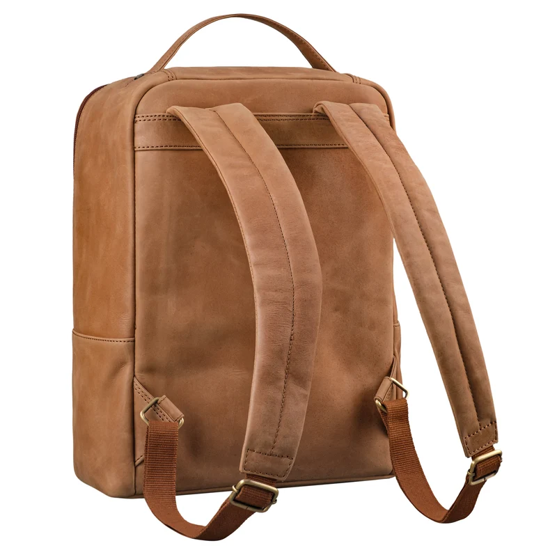 "Rory" Stylisher Echt Lederrucksack Damen Arbeitsrucksack Herren Groß