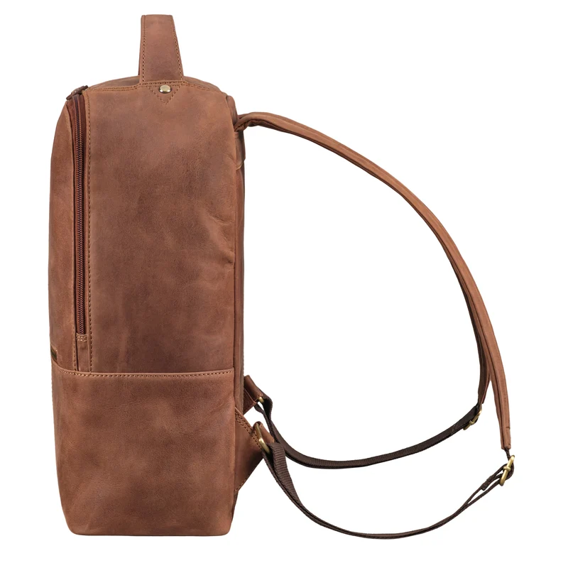 "Rory" Stylisher Echt Lederrucksack Damen Arbeitsrucksack Herren Groß