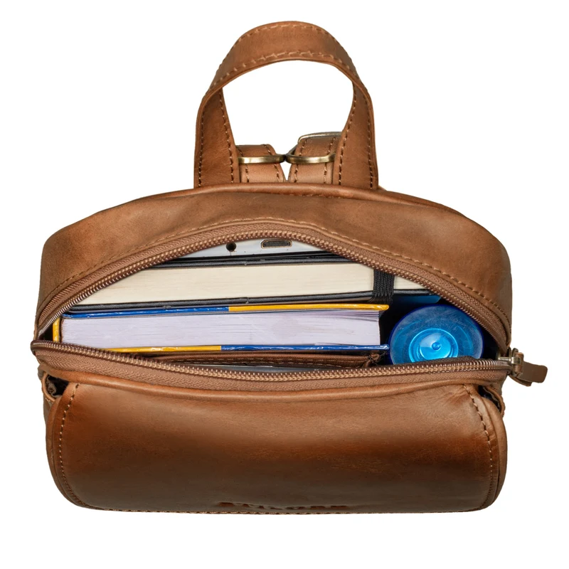 B-WARE "Valentina" Damenrucksack Klein Leder