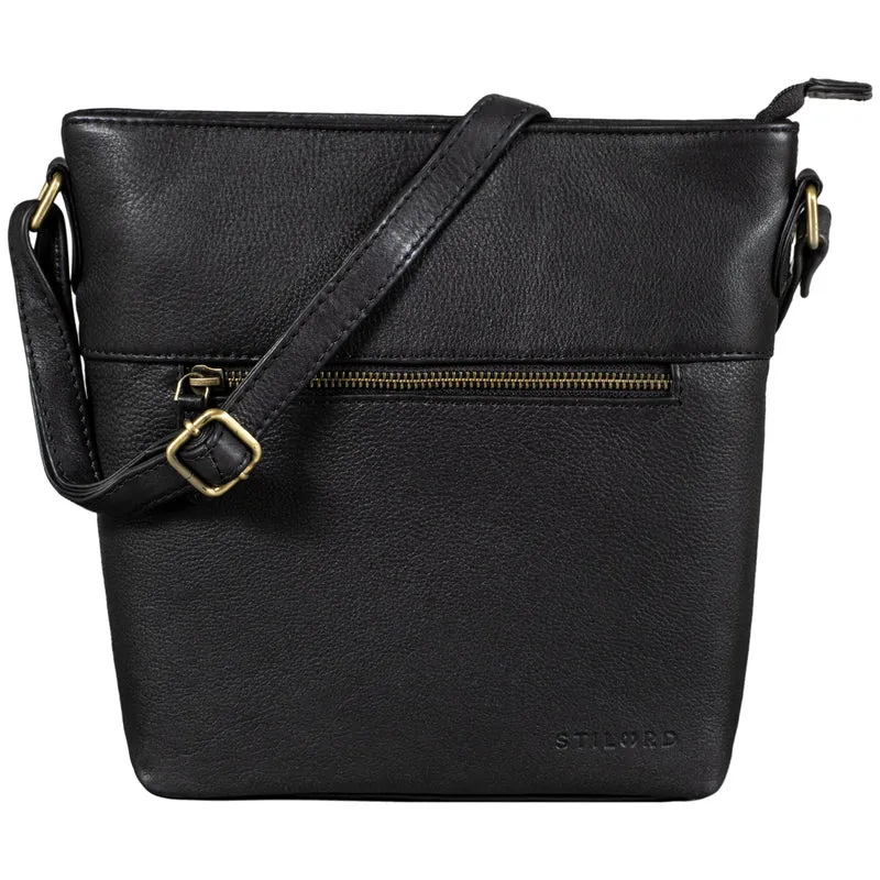 B-WARE "Jasmine" Ledertasche Damen Umhängetasche