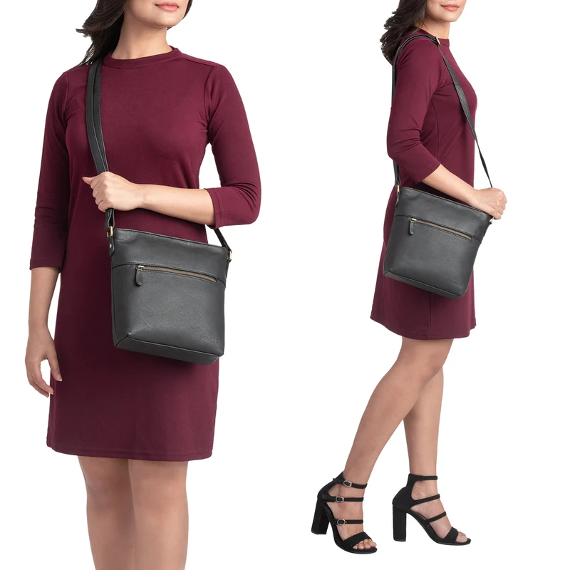 B-WARE "Jasmine" Ledertasche Damen Umhängetasche
