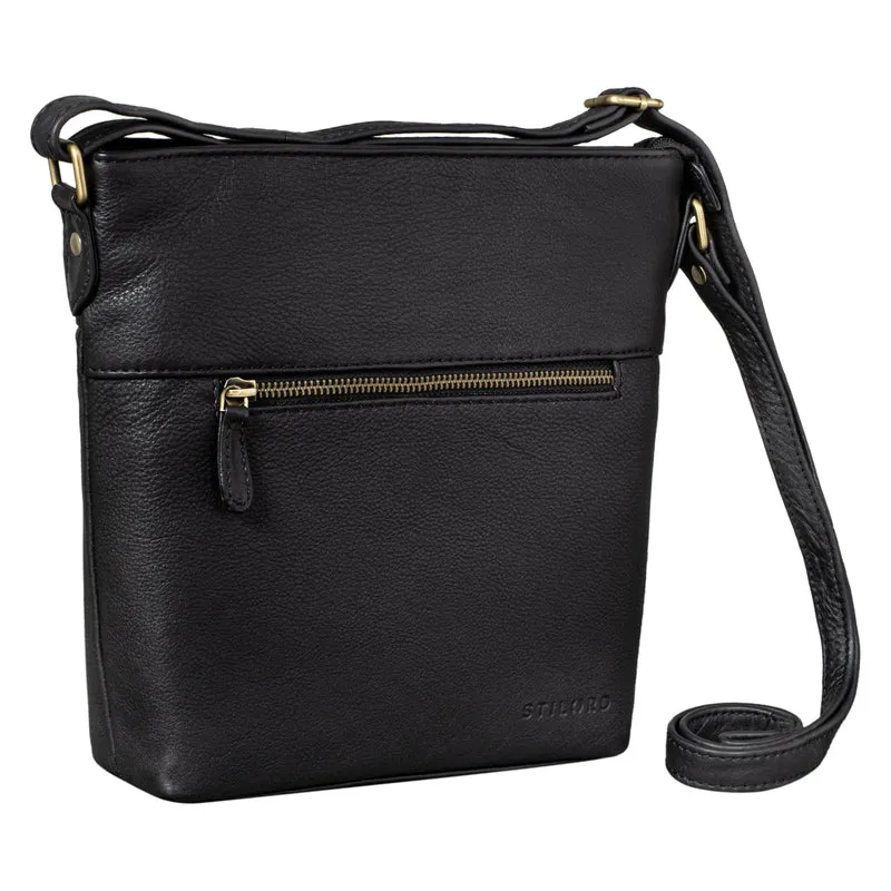 B-WARE "Jasmine" Ledertasche Damen Umhängetasche