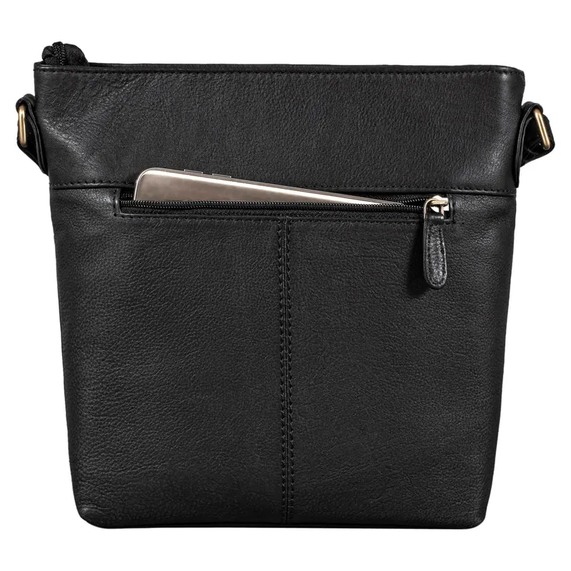 B-WARE "Jasmine" Ledertasche Damen Umhängetasche