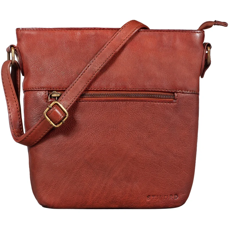 B-WARE "Jasmine" Ledertasche Damen Umhängetasche