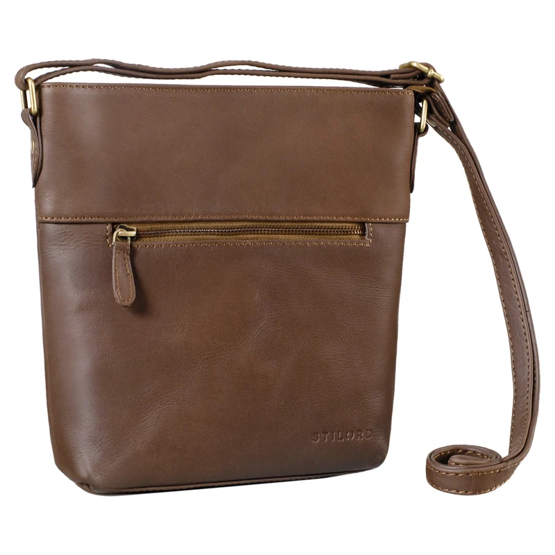 B-WARE "Jasmine" Ledertasche Damen Umhängetasche
