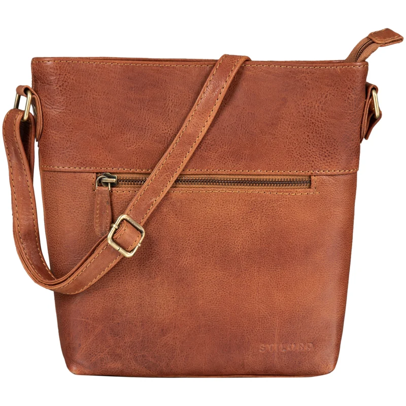 B-WARE "Jasmine" Ledertasche Damen Umhängetasche