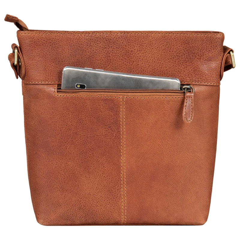 B-WARE "Jasmine" Ledertasche Damen Umhängetasche