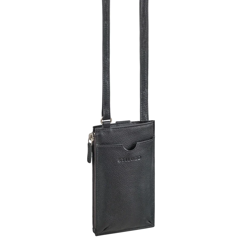 "Tali" 3-in-1 Leder Handytasche mit Geldbörse zum Umhängen für Damen