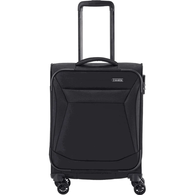Travelite Chios 4-Rollen Kabinentrolley S 55 cm -Schwarz