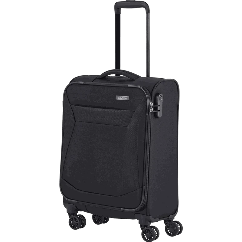 Travelite Chios 4-Rollen Kabinentrolley S 55 cm -Schwarz