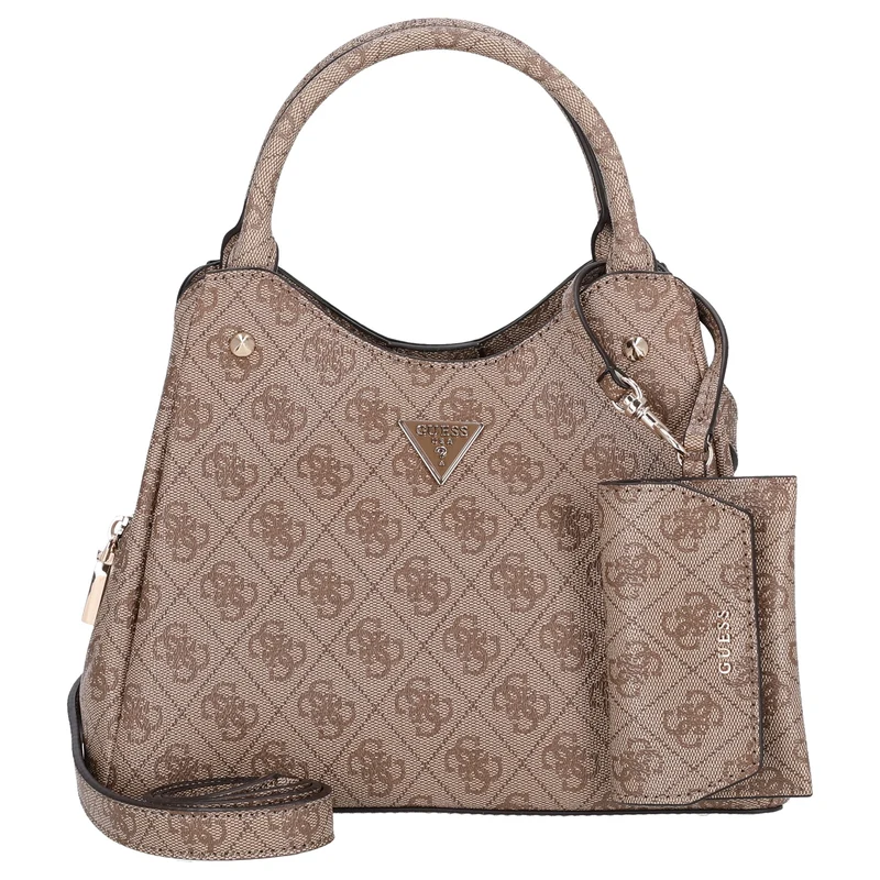 Guess Lorella Logo SM Tote - Henkeltasche 26 cm (latte logo)