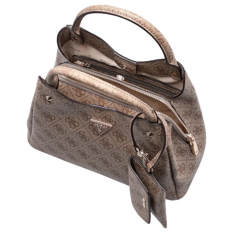 Guess Lorella Logo SM Tote - Henkeltasche 26 cm (latte logo)