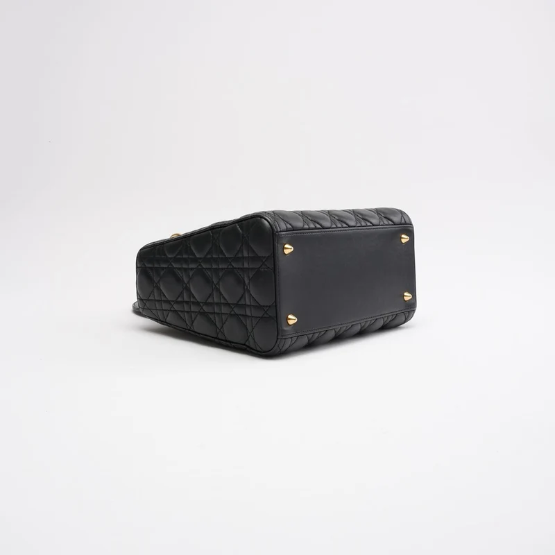 Dior Lady Dior Medium Bag Schwarz Cannage klassisch