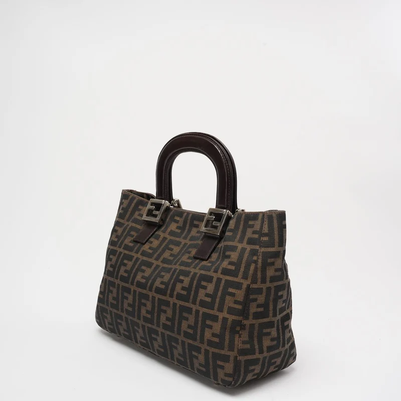 Fendi Kleine Tragetasche Braun
