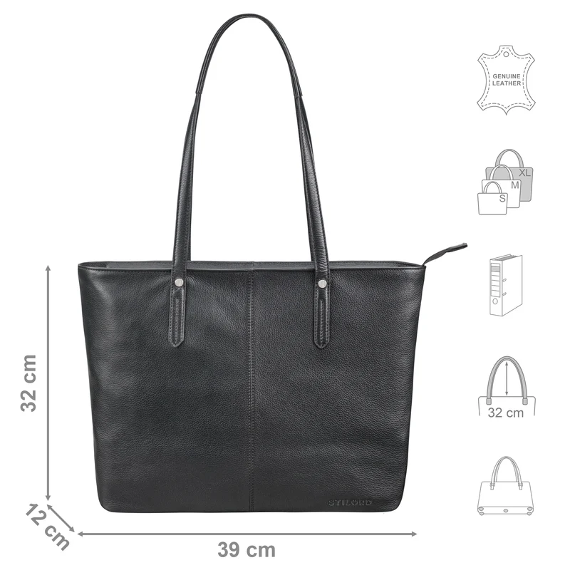 "Antonia" Große Handtasche Damen Leder