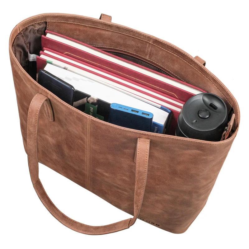 "Antonia" Große Handtasche Damen Leder