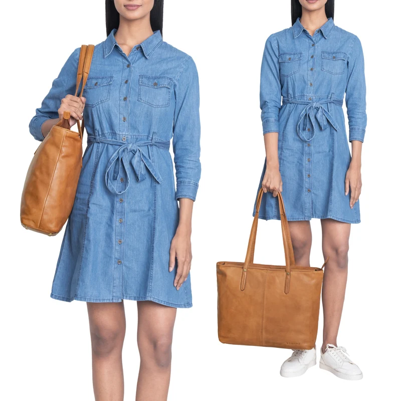 "Antonia" Große Handtasche Damen Leder