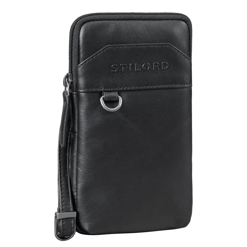 "Tyrell" Brusttasche Herren Leder mit Gürtelschlaufe