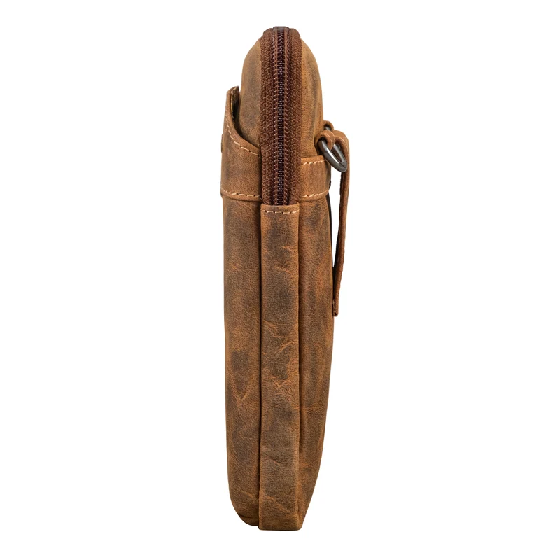 "Tyrell" Brusttasche Herren Leder mit Gürtelschlaufe