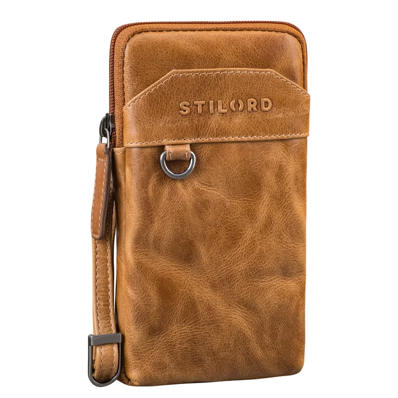 "Tyrell" Brusttasche Herren Leder mit Gürtelschlaufe