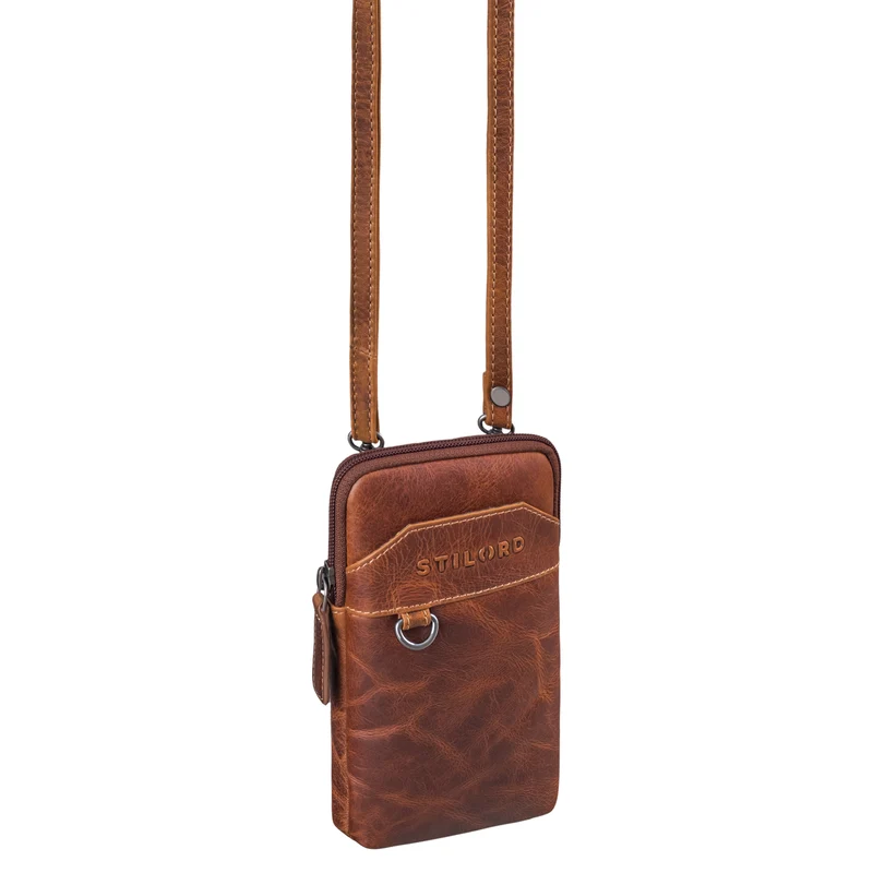"Tyrell" Brusttasche Herren Leder mit Gürtelschlaufe