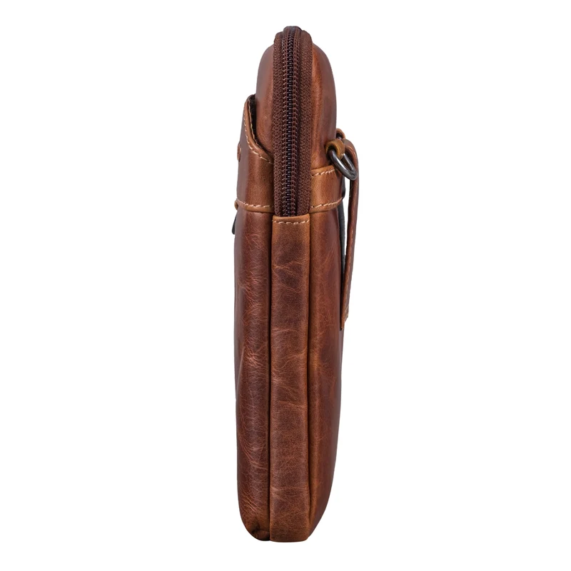"Tyrell" Brusttasche Herren Leder mit Gürtelschlaufe