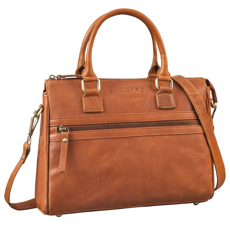 "Corrine" Modische Handtasche Damen Leder Mittelgroß