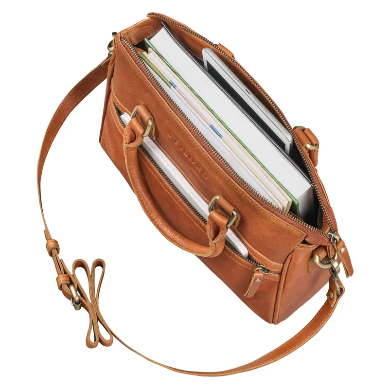 "Corrine" Modische Handtasche Damen Leder Mittelgroß
