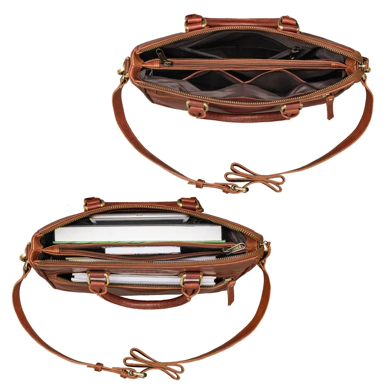 "Corrine" Modische Handtasche Damen Leder Mittelgroß