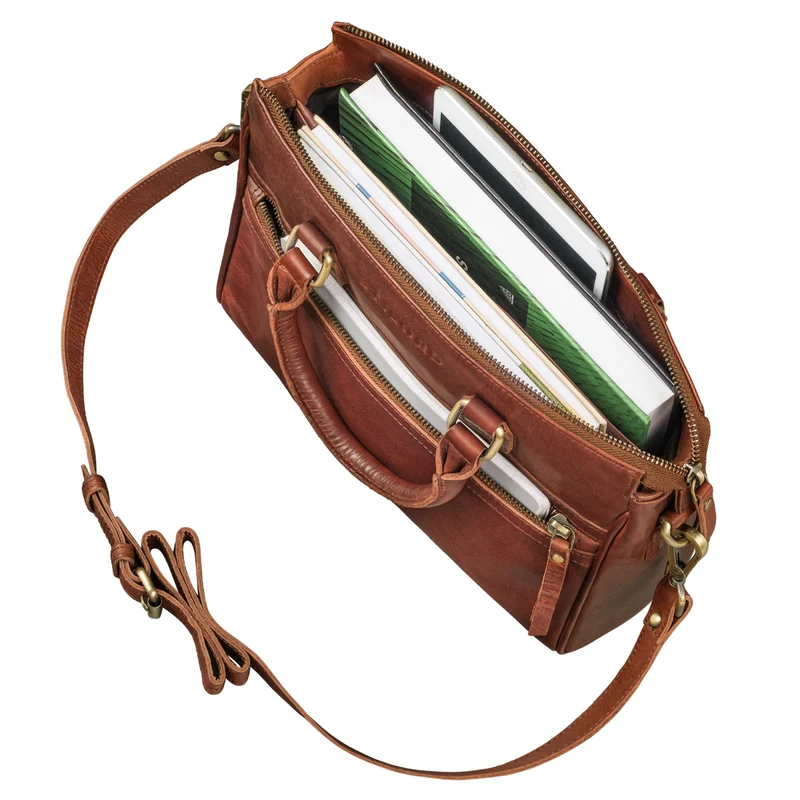 "Corrine" Modische Handtasche Damen Leder Mittelgroß