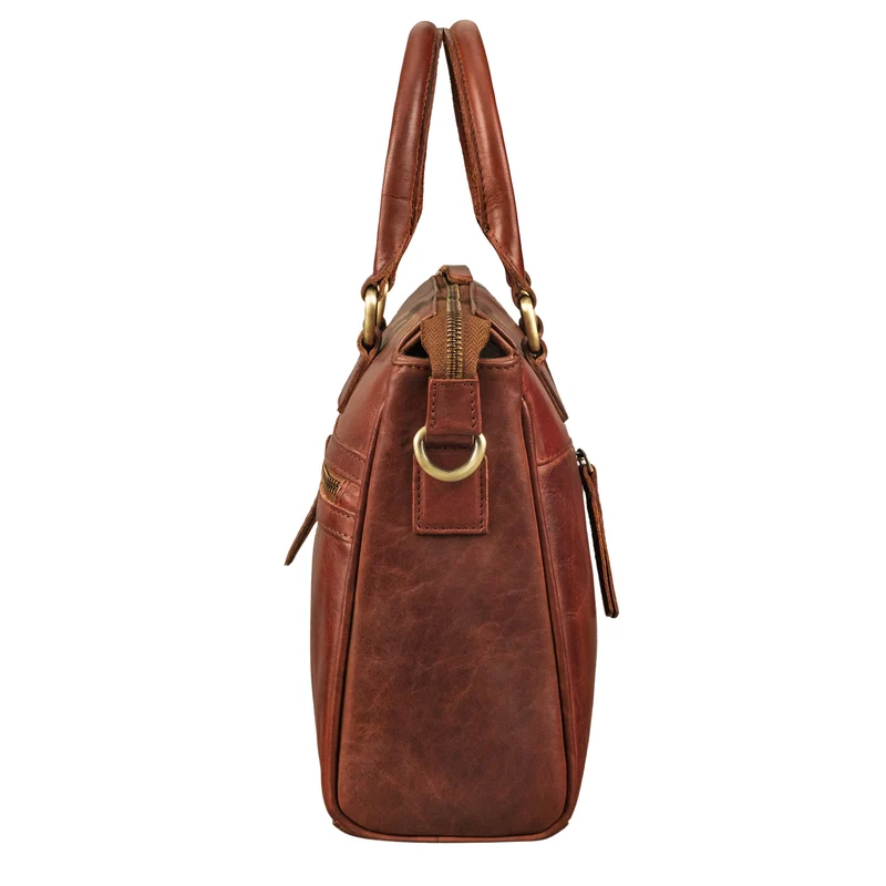 "Corrine" Modische Handtasche Damen Leder Mittelgroß