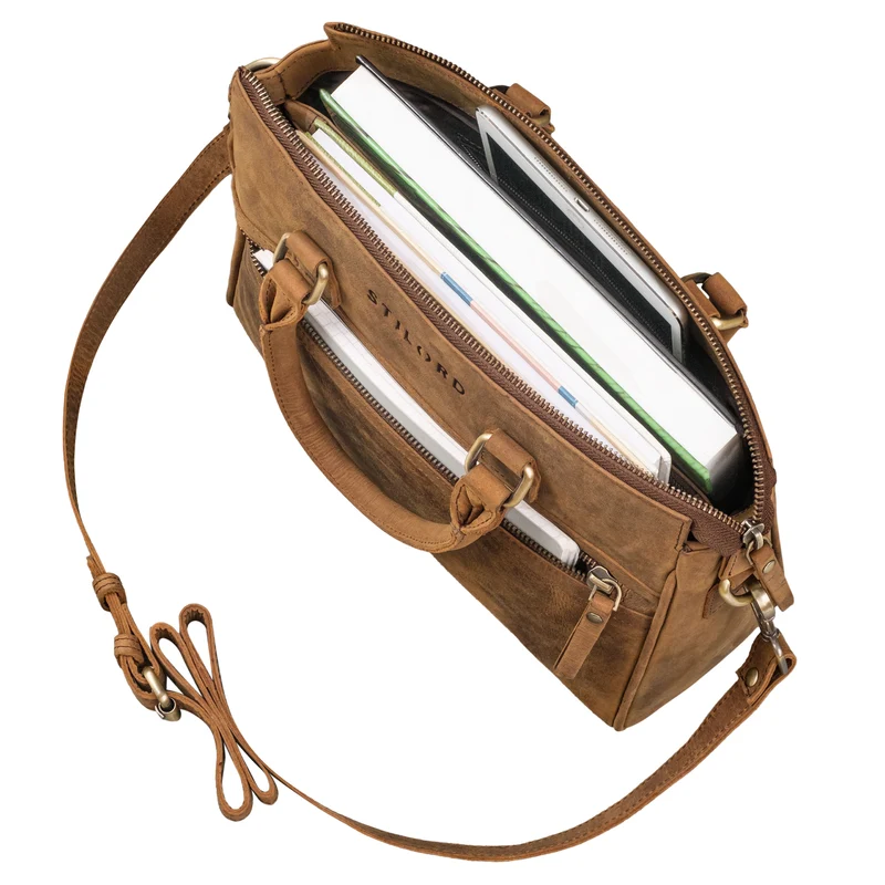 "Corrine" Modische Handtasche Damen Leder Mittelgroß