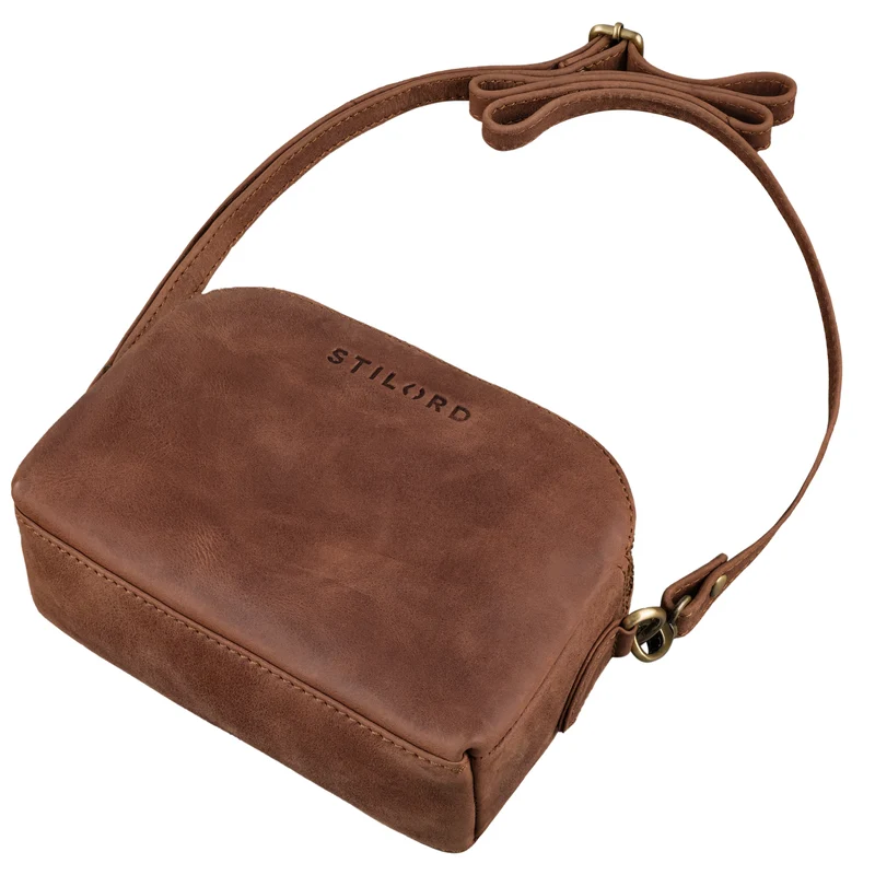 "Nina" Kleine Umhängetasche Damen Leder
