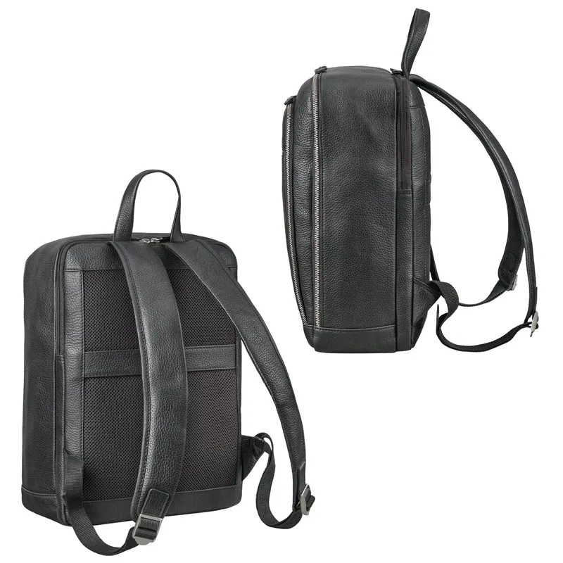 "Leslie" Lederrucksack Damen und Herren Business