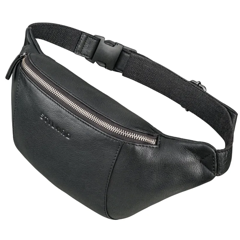 "Pino" Praktische Bauchtasche aus echtem Leder für Damen und Herren