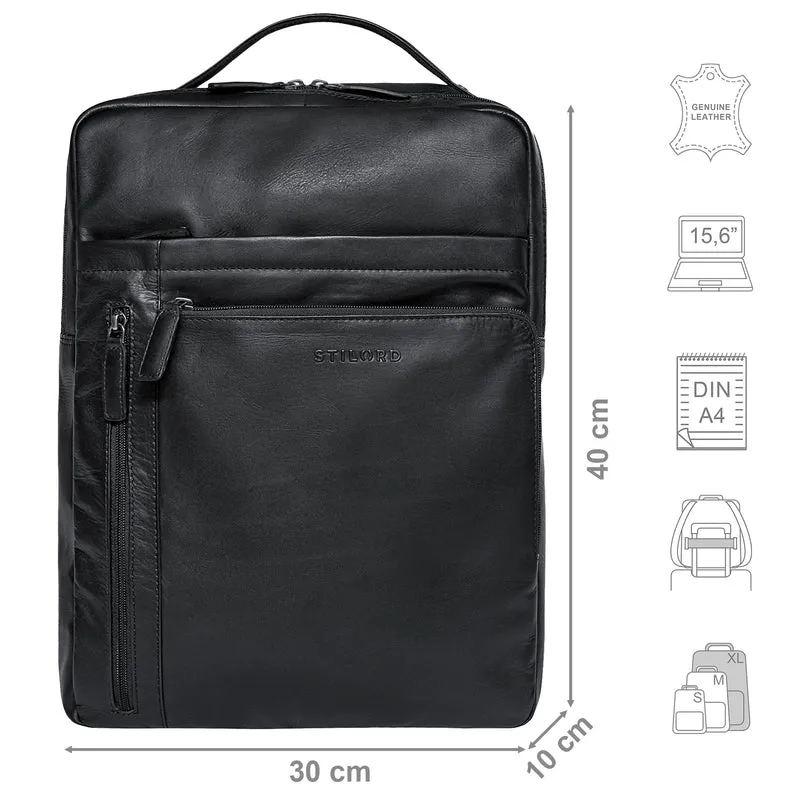 "Kendall" Unisex Laptop-Rucksack Leder